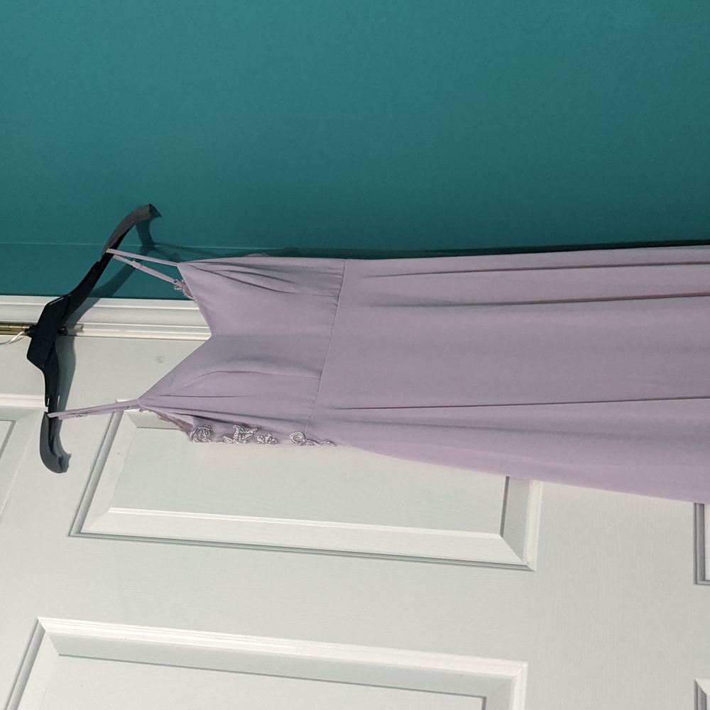 Xtraordinary long lilac bridesmaid dress Size 3